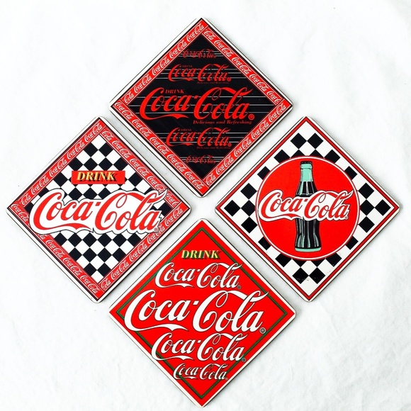 Coca Cola Other - VINTAGE 1950'S THEMED COCA COLA COASTER SET NIB